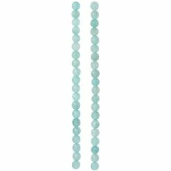 Wholesale 🎁 Buy 👏 12 Pack: Bead Gallery® Aqua Faceted Quartzite Round Beads, 6mm 🧨 🔥 -Bead Gallery Shop MP322661 30