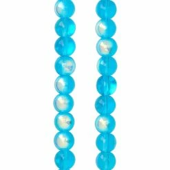 Outlet 🧨 Promo 💯 12 Pack: Bead Gallery® Aqua Faceted Aurora Borealis Glass Round Beads, 8mm ⭐ ⌛