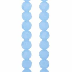 New ⌛ Best deal ⌛ 12 Pack: Bead Gallery® Opaque Aqua Faceted Glass Round Beads, 10mm 🛒 🥰 -Bead Gallery Shop MP401634 31