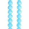 Buy ⭐ Brand new 🌟 12 Pack: Bead Gallery® Opaque Aqua Glass Faceted Round Beads, 10mm ✨ 🌟 -Bead Gallery Shop MP401897 31