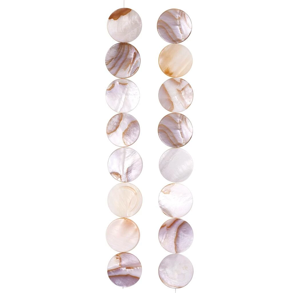 Buy ๐ Top 10 ๐คฉ 12 Pack: Bead Gallery® White Shell Lentil Beads, 20mm ๐ ๐ 5 Buy ๐ Top 10 ๐คฉ 12 Pack: Bead Gallery® White Shell Lentil Beads, 20mm ๐ ๐ - Image 3