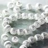 Discount 🌟 Outlet 👍 12 Pack: Bead Gallery® Silver Plated Metal Round Barrel Beads, 6mm ❤️ 😉