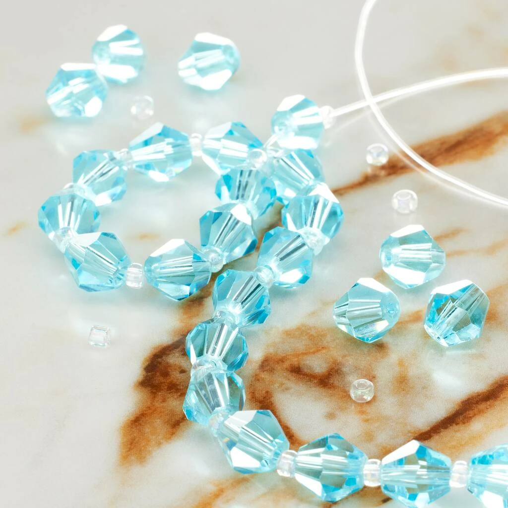 Cheapest โค๏ธ Flash Sale ๐ฏ 12 Pack: Bead Gallery® Aqua Glass Bicone Beads, 8mm โญ โ๏ธ 4 Cheapest โค๏ธ Flash Sale ๐ฏ 12 Pack: Bead Gallery® Aqua Glass Bicone Beads, 8mm โญ โ๏ธ - Image 2