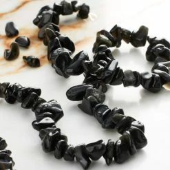 New 👏 Coupon 👏 12 Pack: Bead Gallery® Black Jasper Chips Beads 🧨 🤩 -Bead Gallery Shop MP461764 20