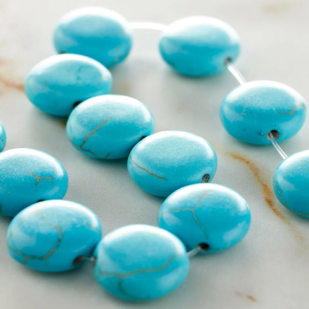 Deals ๐ Buy ๐ฅ 12 Pack: Bead Gallery® Turquoise Dyed Howlite Lentil Beads, 12mm ๐ ๐ 4 Deals ๐ Buy ๐ฅ 12 Pack: Bead Gallery® Turquoise Dyed Howlite Lentil Beads, 12mm ๐ ๐ - Image 2