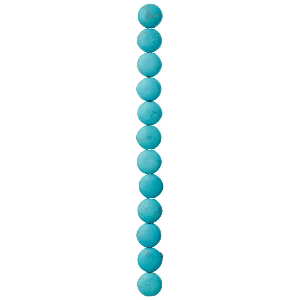 Deals ๐ Buy ๐ฅ 12 Pack: Bead Gallery® Turquoise Dyed Howlite Lentil Beads, 12mm ๐ ๐ 5 Deals ๐ Buy ๐ฅ 12 Pack: Bead Gallery® Turquoise Dyed Howlite Lentil Beads, 12mm ๐ ๐ - Image 3