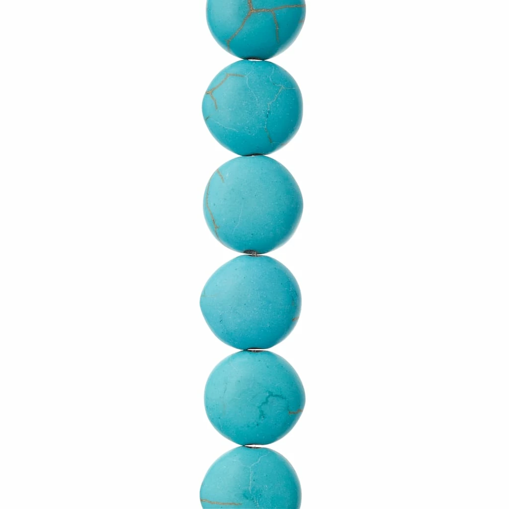 Deals ๐ Buy ๐ฅ 12 Pack: Bead Gallery® Turquoise Dyed Howlite Lentil Beads, 12mm ๐ ๐ 3 Deals ๐ Buy ๐ฅ 12 Pack: Bead Gallery® Turquoise Dyed Howlite Lentil Beads, 12mm ๐ ๐