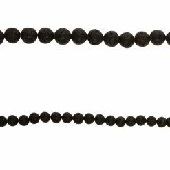 Best Pirce 🎁 Discount 🎉 9 Pack: Bead Gallery® Black Lava Quartz Round Beads, 10mm 🎉 😍