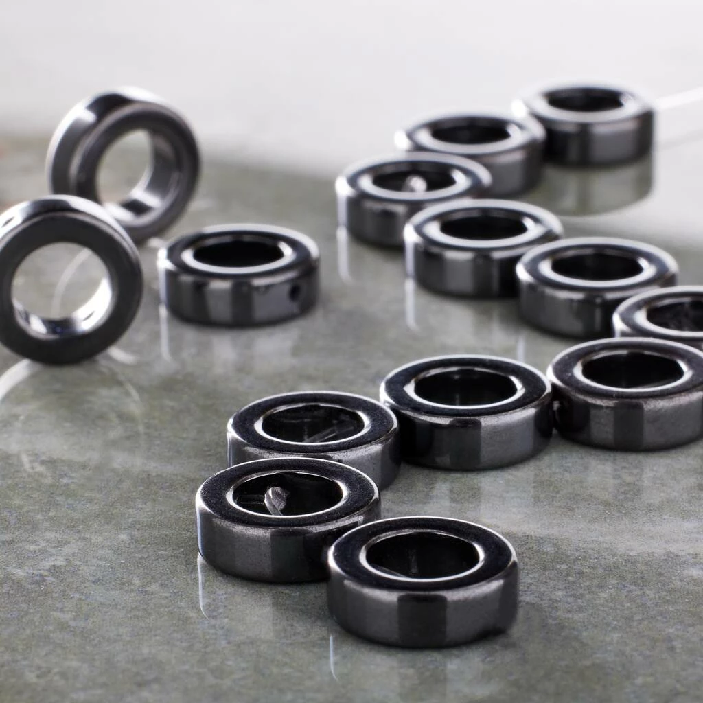 Best Sale ๐ Outlet ๐งจ 12 Pack: Bead Gallery® Silver Hematite Loop Beads, 12mm โค๏ธ ๐ 4 Best Sale ๐ Outlet ๐งจ 12 Pack: Bead Gallery® Silver Hematite Loop Beads, 12mm โค๏ธ ๐ - Image 2