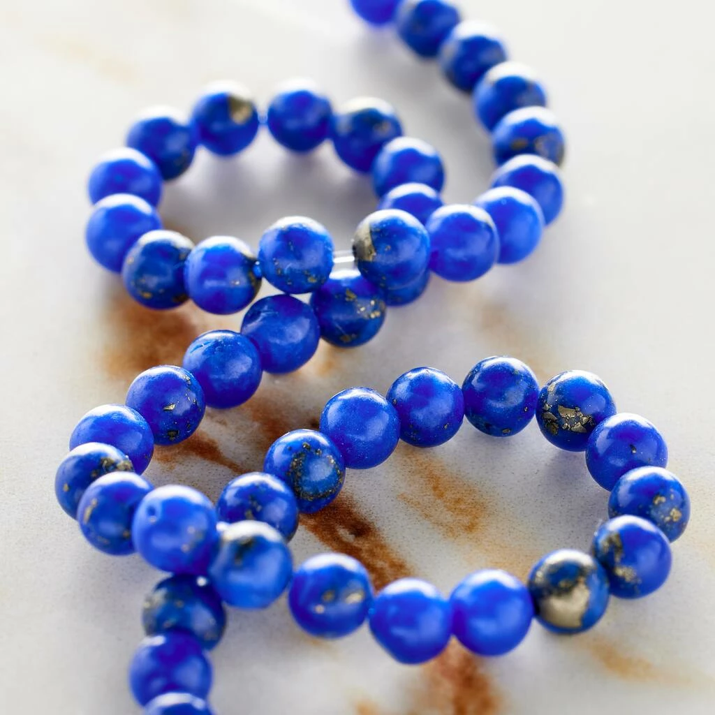Outlet โ Deals ๐ฏ 12 Pack: Bead Gallery® Blue Reconstituted Lapis Round Beads, 4mm ๐ฅ ๐ฅ 4 Outlet โ Deals ๐ฏ 12 Pack: Bead Gallery® Blue Reconstituted Lapis Round Beads, 4mm ๐ฅ ๐ฅ - Image 2