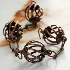 Budget 🛒 Flash Sale ⌛ 12 Pack: Bead Gallery® Antique Copper Cage Metal Beads, 10mm ⌛ 👏 -Bead Gallery Shop MP464312 20