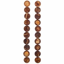 Outlet 🔥 Deals 🥰 12 Pack: Bead Gallery® Brown Hand Carved Wood Round Beads, 14mm 🥰 ✨ -Bead Gallery Shop MP467424 30