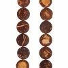 Outlet 🔥 Deals 🥰 12 Pack: Bead Gallery® Brown Hand Carved Wood Round Beads, 14mm 🥰 ✨ -Bead Gallery Shop MP467424 31