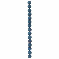 Best Sale ⌛ Outlet ⌛ 12 Pack: Bead Gallery® Blue Druzy Agate Stone Beads, 10mm 🎉 🎁 -Bead Gallery Shop MP471497 30