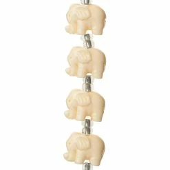 Flash Sale 👏 Brand new 🌟 12 Packs: 6 ct. (72 total) Bead Gallery® White Reconstituted Stone Elephant Beads, 15mm 🔔 🌟 -Bead Gallery Shop MP471748 31