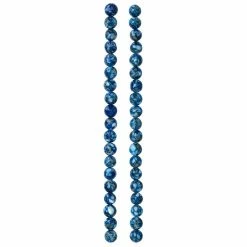 Promo 😀 Brand new 🔔 12 Pack: Bead Gallery® Blue Reconstituted Shell Round Beads, 6mm 🛒 💯 -Bead Gallery Shop MP471749 30