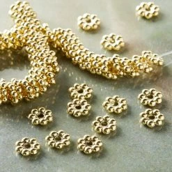 Hot Sale 😍 Outlet ⭐ 12 Pack: Bead Gallery® Gold Bump Metal Rondelle Beads, 8mm ❤️ 😉 -Bead Gallery Shop MP471829 20
