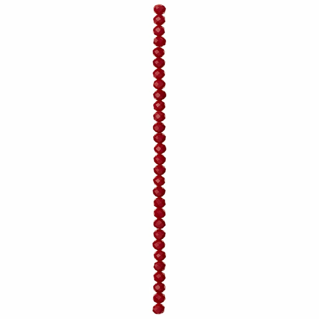 Outlet ๐ฏ Best deal ๐ 12 Pack: Bead Gallery® Red Glass Rondelle Beads, 8mm ๐ โ๏ธ 6 Outlet ๐ฏ Best deal ๐ 12 Pack: Bead Gallery® Red Glass Rondelle Beads, 8mm ๐ โ๏ธ - Image 4