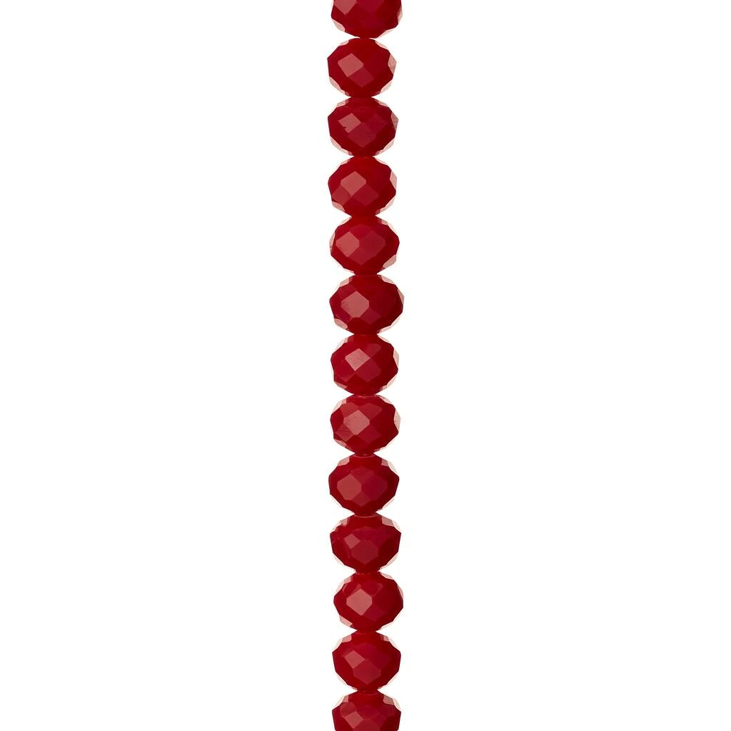 Outlet ๐ฏ Best deal ๐ 12 Pack: Bead Gallery® Red Glass Rondelle Beads, 8mm ๐ โ๏ธ 7 Outlet ๐ฏ Best deal ๐ 12 Pack: Bead Gallery® Red Glass Rondelle Beads, 8mm ๐ โ๏ธ - Image 5