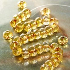 Cheap 🔥 Best Pirce 🤩 12 Packs: 33 ct. (396 total) Bead Gallery® Amber Glass Luster Rondelle Beads, 8mm ❤️ 👍 -Bead Gallery Shop MP472436 20