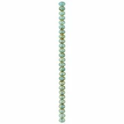 Best Sale 🎁 Best Pirce 🧨 12 Pack: Bead Gallery® Aqua Glass Rondelle Beads, 8mm 😉 🥰 -Bead Gallery Shop MP472437 30