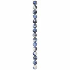Budget 😍 Best deal 👏 12 Pack: Bead Gallery® Blue Sodalite Stone Round Beads, 10mm ⭐ 😉 -Bead Gallery Shop MP473054 30