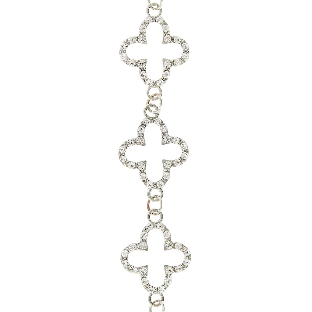 Wholesale ๐ Brand new ๐ 12 Pack: Bead Gallery® Silver Rhinestone & Metal Clover Beads, 18mm ๐ ๐ฏ 6 Wholesale ๐ Brand new ๐ 12 Pack: Bead Gallery® Silver Rhinestone & Metal Clover Beads, 18mm ๐ ๐ฏ - Image 4