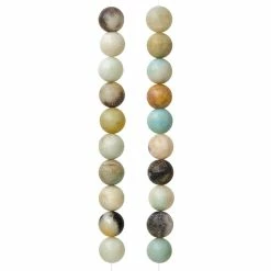 Top 10 ✨ Flash Sale 🔔 12 Pack: Bead Gallery® Teal Mix Amazonite Round Beads, 10mm ⭐ 😉 -Bead Gallery Shop MP507411 30