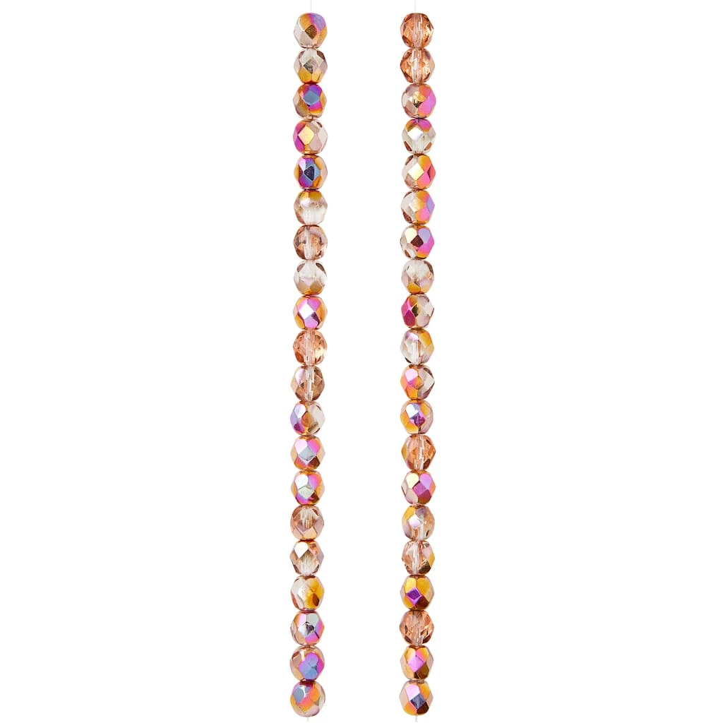 Hot Sale ๐ Budget ๐งจ 12 Pack: Bead Gallery® Amber Faceted Czech Glass Round Beads, 6mm ๐ฅ ๐งจ 5 Hot Sale ๐ Budget ๐งจ 12 Pack: Bead Gallery® Amber Faceted Czech Glass Round Beads, 6mm ๐ฅ ๐งจ - Image 3